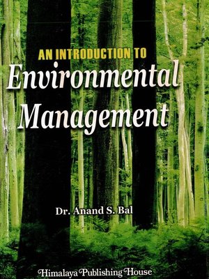cover image of An Introduction to Environmental Management
